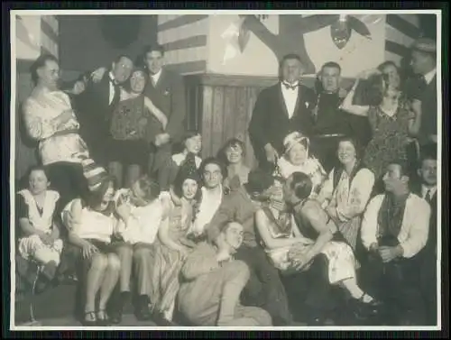 5x Foto München Fasching Karneval im Saal 1930-33 Monarchie Adel und Militär