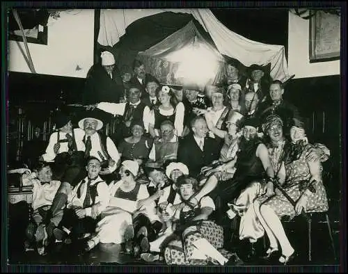 5x Foto München Fasching Karneval im Saal 1930-33 Monarchie Adel und Militär