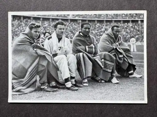 Frank Wykoff Paul Hänni Ralph Metcalfe Jesse Owens - OLYMPIA 1936 Sammelbild 34