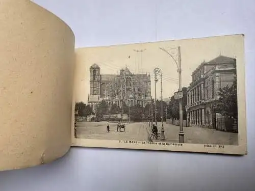 17x AK 1. WK Postkarten Heft - Le Mans Sarthe Huisne Pays de la Loire Frankreich