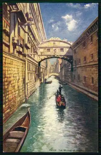 Künstler AK Venedig Venice Veneto Italien Seufzerbrücke Tucks Series III.Nr.7038