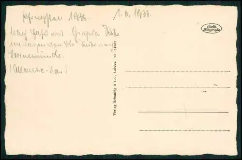 Foto AK Świnoujście Swinemünde Pommern Polen Konzertpavillon u. Kurhaus 1936