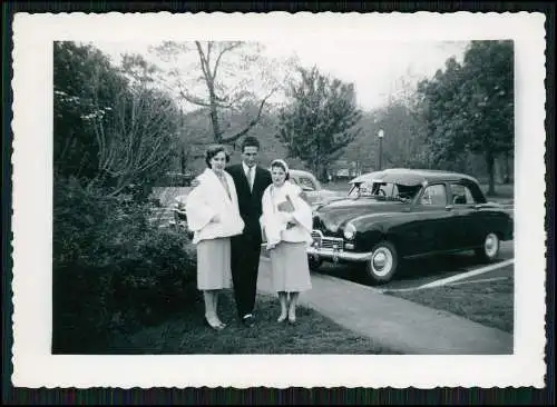 12x Foto Reise 1954 von Deutschland in die USA Amerika Besuch Familie Erlebnisse