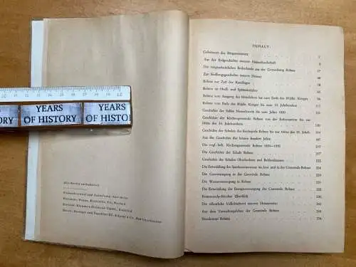 Buch 1200 J. Rehme Oeynhausen Bürgermeister Viole 1964 Hochzeit Minden Lübbecke