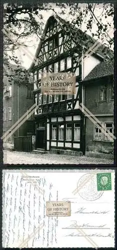 Foto AK Postkarte Lich Gießen in Hessen Kirchplatz Hellwig s Haus 