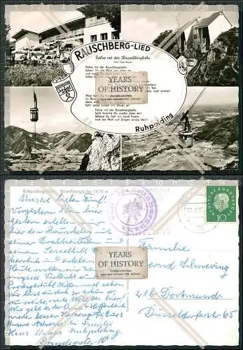 AK Ruhpolding Luftseilbahn Rauschberg-Lied  