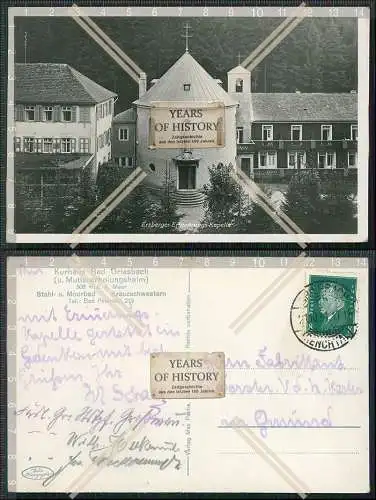 Foto AK Bad Griesbach Kapelle Müttererholungsheim 1931 gel. Königin des Fried