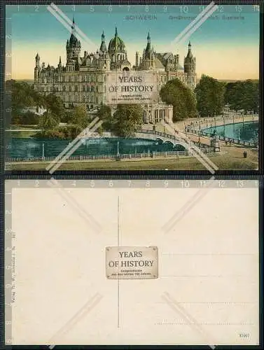 AK Schwerin Mecklenburg Großherzogliche Schloss Stadtseite 1916