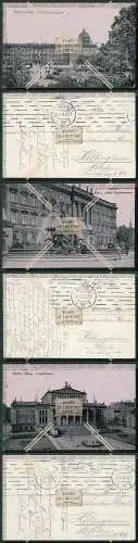 AK 3x Berlin Lustgarten Schauspielhaus Neptunbrunnen 1916 Feldpost gel. 