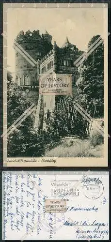 AK Bad Wilhelmshöhe Kassel Hessen Löwenburg 1940 Feldpost gelaufen 