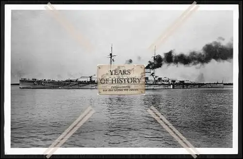 Foto S.M.S. SMS Derfflinger 1913 Großer Kreuzer Skagerrakschlacht Blohm & Voss