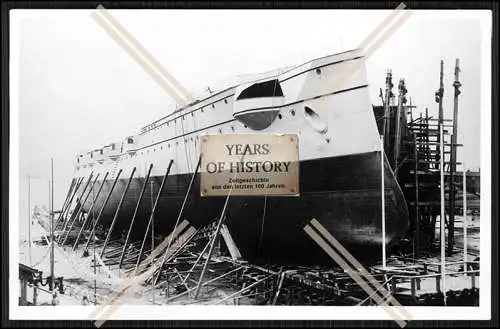 Foto S.M.S. Kaiserin Augusta 1892 Großer Kreuzer im Bau Kaiserliche Marine