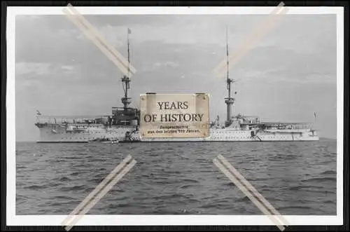 Foto SMS S.M.S. Fürst Bismarck 1900 Panzerkreuzer Großer Kreuzer Kaiserliche 