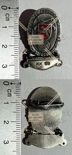 Schützen Nadeln Walsrode Vereinsmeisterschaft Kleinkaliber KK 58 Nadel Spange 