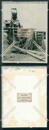 Foto Eisenbahn Brücke Frankreich Westwall 1940 OT Todt Wiederaufbau Pioniere