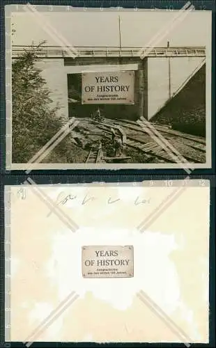 Foto Brücke Eisenbahn Frankreich Saarland Saar 1940 OT Todt Wiederaufbau 