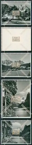 Foto 4x Gosau Gmunden im Traunviertel 1930 Gosautal Seitental des Trauntals am 