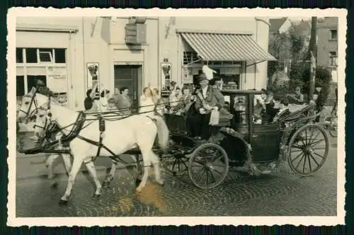 Foto Duisburg Buchholz Eck-Straße uvm. Schützenfest Sankt Sebastianus um 1960