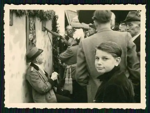 6x Foto Duisburg Buchholz Eck-Straße uvm. Schützenfest Sankt Sebastianus um 1960