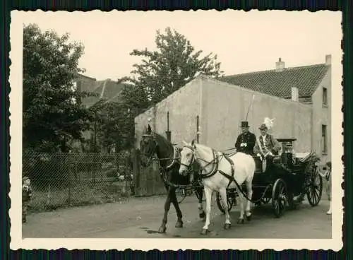 5x Foto Duisburg Buchholz Eck-Straße uvm. Schützenfest Sankt Sebastianus um 1960