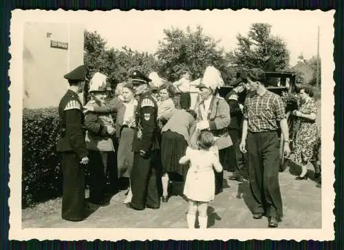 5x Foto Duisburg Buchholz Eck-Straße uvm. Schützenfest Sankt Sebastianus um 1960