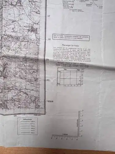 Landkarte Heereskarte Dienstgebrauch Nr. 387 - Riwne Рівне Równe Ukraine Ustja