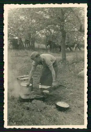 5x Foto Soldaten Wehrmacht Frauen Dreschen Quartier Kyjiw Kiew Киев Ukraine 1941