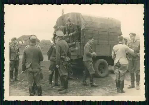 5x Foto Soldaten Wehrmacht vor bei Bauern Quartier Kyjiw Kiew Киев Ukraine 1941