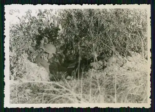 2x Soldaten Wehrmacht im Laufgraben Schützengraben Kyjiw Kiew Киев Ukraine 1941