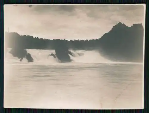 3x Foto Reise zum Rheinfall Schaffhausen am Rhein Schweiz 1928