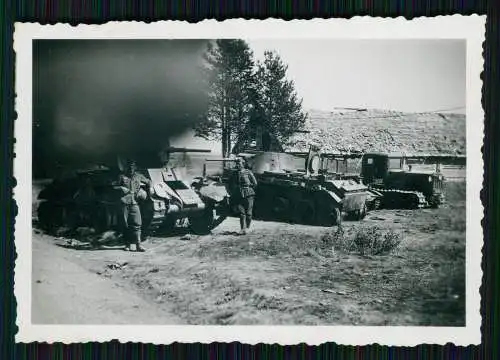 Foto Norwegen Finnland Soldaten der Wehrmacht Panzer Tank 1942-43