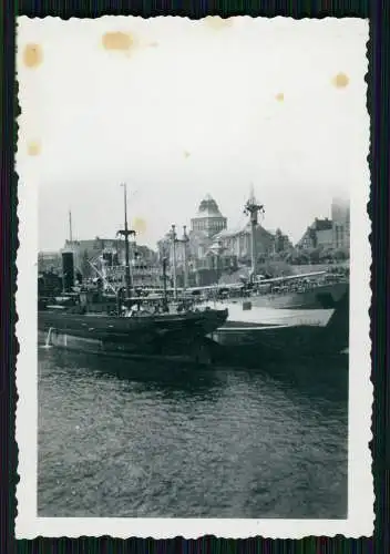 Foto Szczecin Stettin Pommern Polen Hafen Wehrmacht Marine 1941