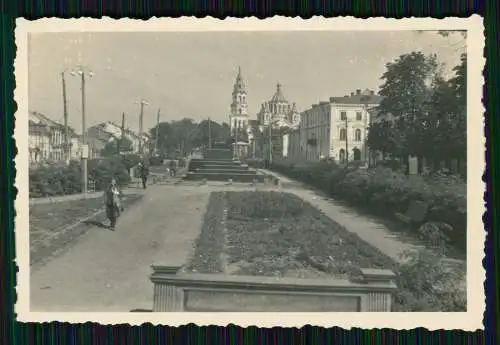 Foto Schytomyr Житомир Schitomir Żytomierz Ukraine Blick zur Kathedrale 1942