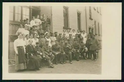 2x Foto 1. WK Deutsche Soldaten im ersten Weltkrieg 1914-18 im Lazarett