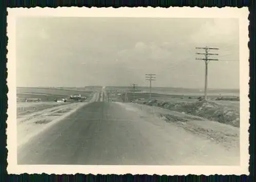 Foto Vormarsch-Straße Rollbahn Richtung Kyjiw Kiev Kiew Киев Ukraine 1942