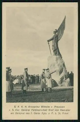 AK Wilhelm v. Preußen Graf von Haeseler Denkmal 1. Garde Regt. z.F. - St. Privat