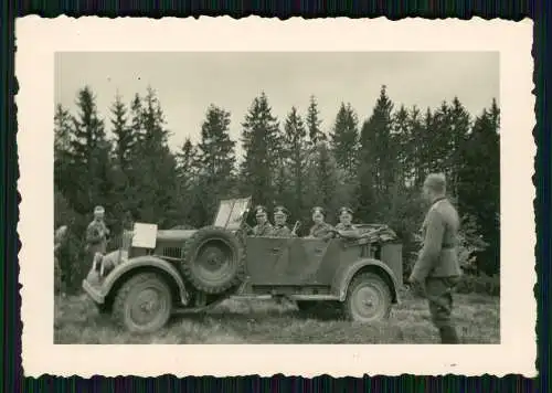 Foto Fahrzeug Wehrmacht Truppenluftschutzkraftwagen Kfz.4 4 Türen in Röhn 1938