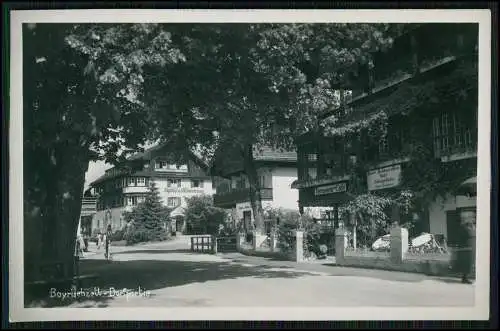 AK Bayrischzell Hotel Gasthof Königslinde und Gasthof zur Alpenrose Dorfpartie