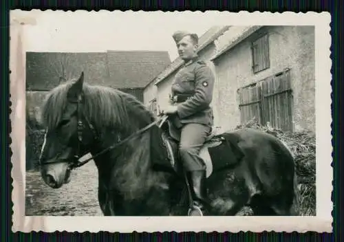 5x Foto Soldaten Wehrmacht Reitturnier in Neustadt Hessen ? Pfingsten 1941