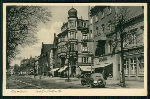 AK Neumünster in Holstein Adolf Hitler Straße 1940 Feldpost gelaufen