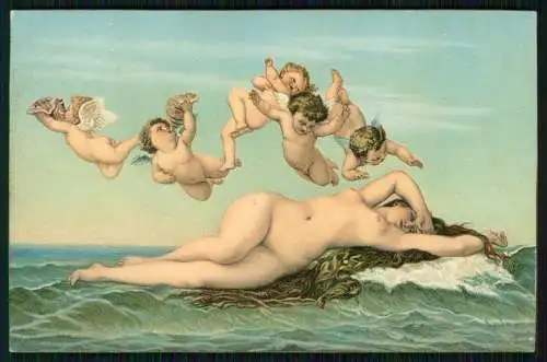 Künstler AK Litho Die Geburt der Venus Naissance de Vénus von Alexandre Cabanel