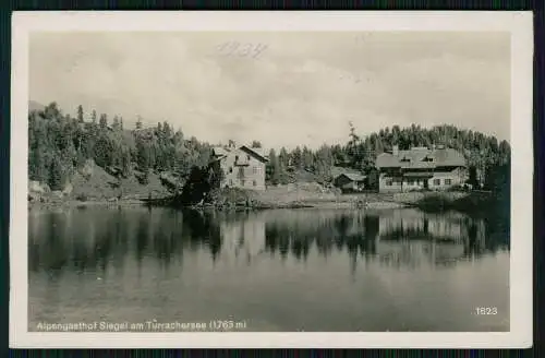 Foto AK Reichenau Kärnten, Alpengasthof Siegel, Turrachersee 1925