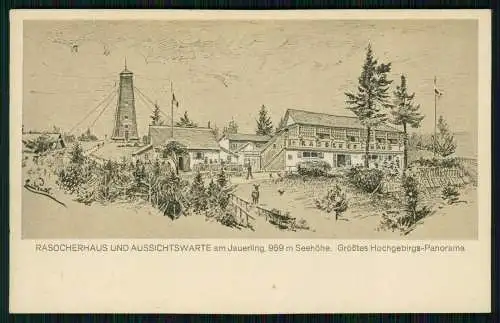 RASOCHERHAUS UND AUSSICHTSWARTE Jauerling Seehöhe Größtes Hochgebirgs-Panorama