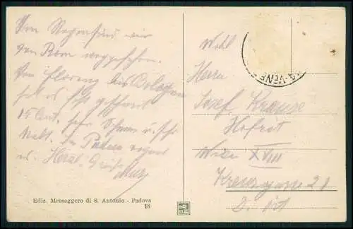 AK Padova Padua Italien Ponte Corvo e Cupole del Santo Straßenbahn 1911 gelaufen
