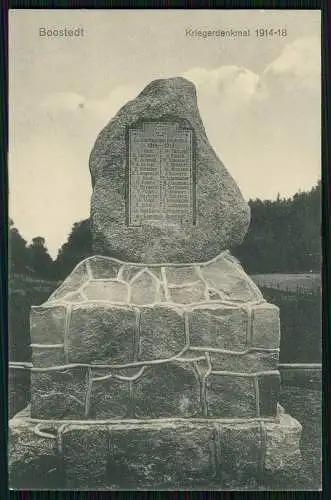 AK  Boostedt in Schleswig Holstein Kriegerdenkmal 1914-18