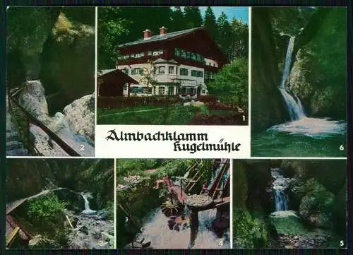 Foto AK Berchtesgaden Gasthaus Kugelmühle an der Almbachklamm Besitzer St. Pfnür