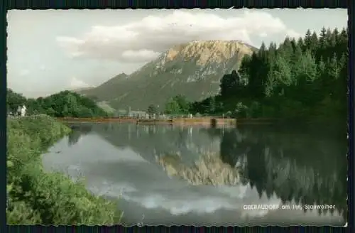 AK Ansichtskarte Oberaudorf am Inn Oberbayern, Stauweiher, Der zahme Kaiser