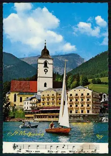 Ansichtskarte Postkarte St. Wolfgang am Wolfgangsee Oberösterreich Weisses Rössl