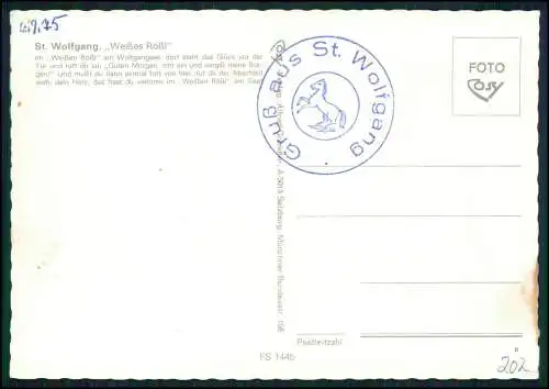 Ansichtskarte Postkarte St. Wolfgang am Wolfgangsee Oberösterreich Weisses Rössl