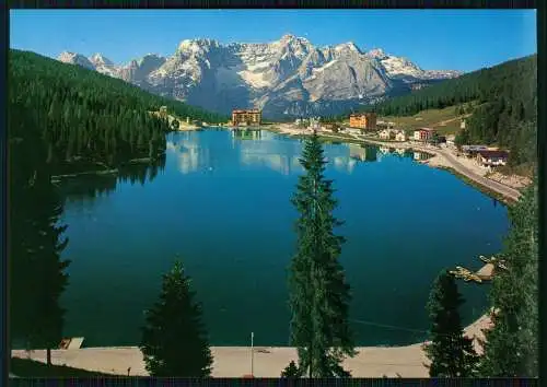 Ansichtskarte Postkarte Dolomiti LAGO DI MISURINA m. 1755 Gr. del Sorapis m.3205